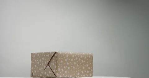 Christmas presents in beautiful boxes Video stock 81916050