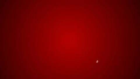 Christmas presents floating up on red background Stock Footage 116900412