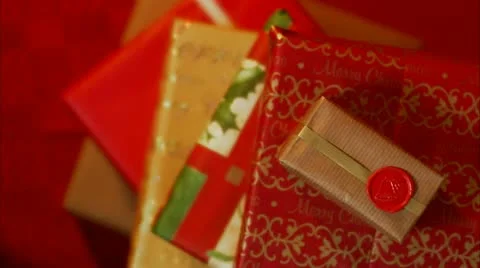 Christmas presents Stock Footage 11312876