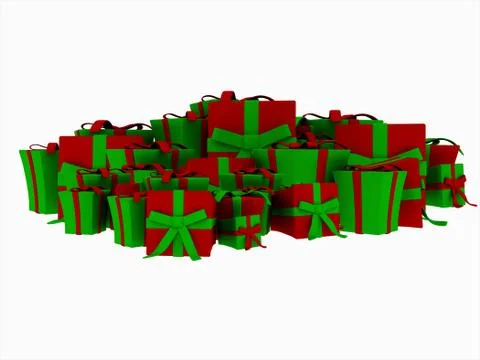 Christmas presents Illustrazione stock