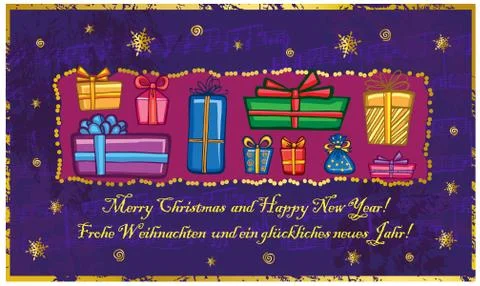 Christmas  presents. Stock Illustration