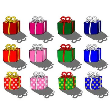 Christmas Presents Illustrazione stock