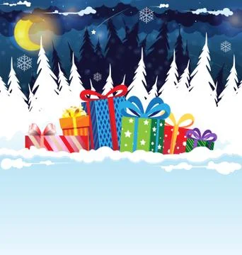 Christmas presents Stock Illustration