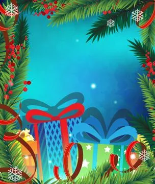 Christmas presents Stock Illustration