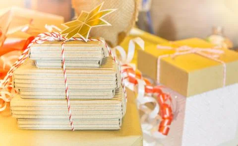 Christmas presents Stock Photos