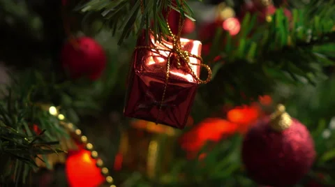 Christmas Presents On Tree Stock Footage 68960402