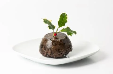 Christmas pudding Stock Photos