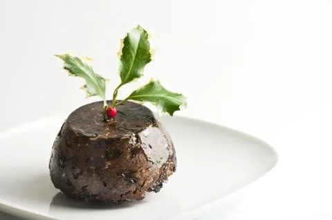 Christmas pudding Stock Photos