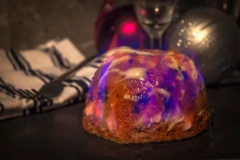 Christmas Pudding Stock Photos