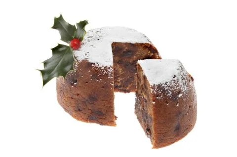 Christmas pudding Stock Photos