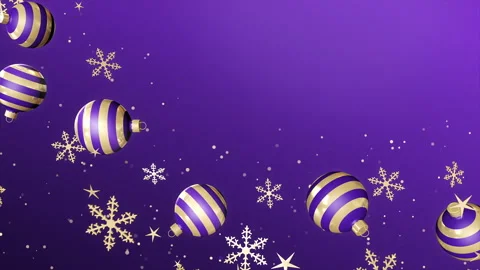 Christmas Purple Background on a seamless loop Stock Footage 221962553