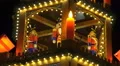 Christmas pyramid figures very closeup HD Footage