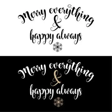 Christmas quote Stock Illustration