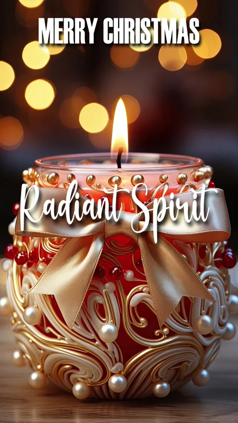 Christmas Quote In Stylish Cursive Text Typography Animation Radiant Spirit Stockbeeldmateriaal 292520852