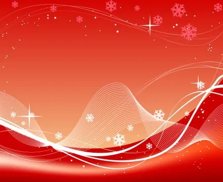 Christmas red abstract background Stock Illustration