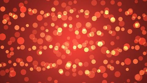 Christmas red abstract bright background or wallpaper with bokeh effect Stock Illustration