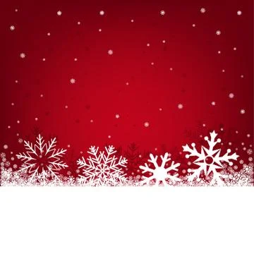 Christmas red background Stock Illustration