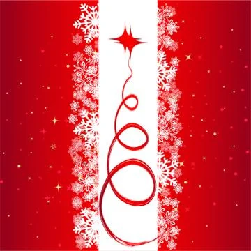 Christmas red background Stock Illustration