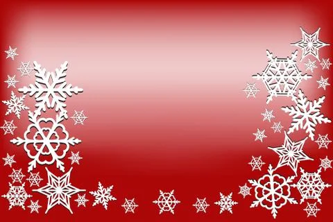 Christmas red background Stock Illustration
