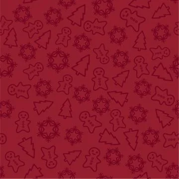 Christmas red background Stock Illustration