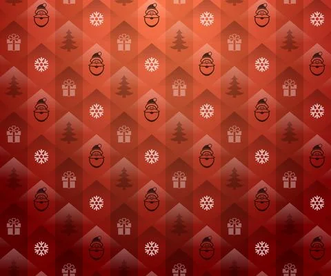 Christmas red background Stock Illustration