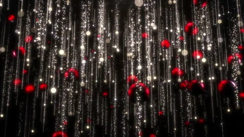 Christmas Red Balls Stock Footage 256667177