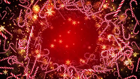 Christmas Red Candycane Stock Footage 317912189