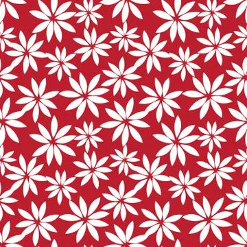 Christmas Red Holiday seamless pattern background Stock Illustration