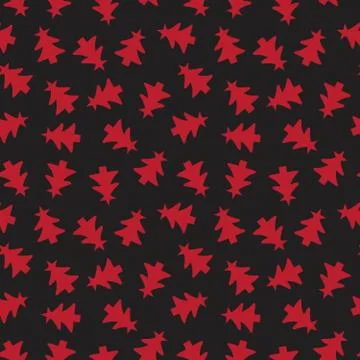 Christmas Red Holiday seamless pattern background Illustrazione stock