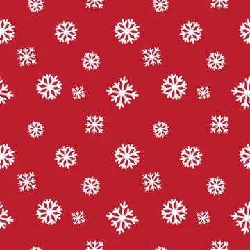 Christmas Red Holiday seamless pattern background Illustrazione stock