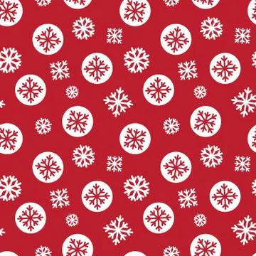 Christmas Red Holiday seamless pattern background 스톡 일러스트
