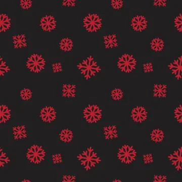 Christmas Red Holiday seamless pattern background Stock Illustration