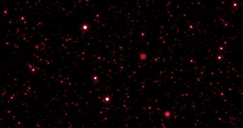 Christmas red sparkle glitter explosion dust particles background with bokeh Stock Footage 317628595