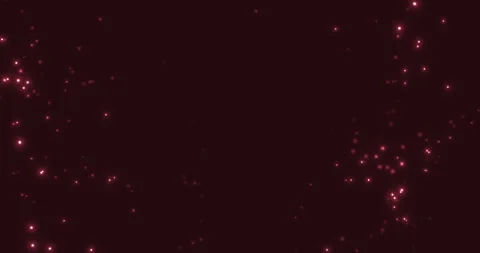 Christmas red sparkle glitter explosion dust particles background with bokeh Stock Footage 327656869