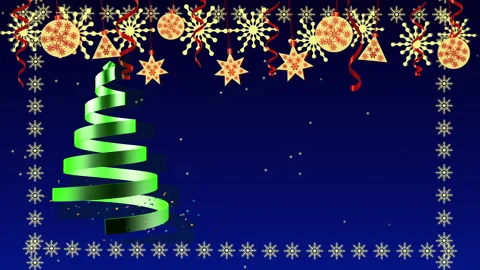 Christmas Retro Postcard, Copy Space Stock Footage 159656895