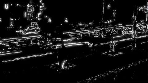 Christmas Road Stock Footage 83492596