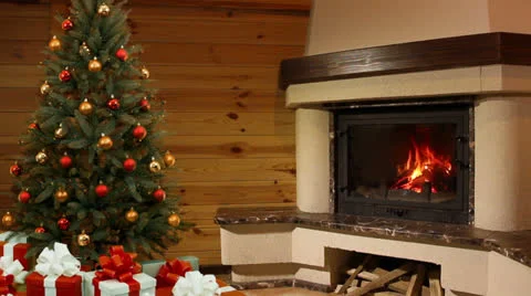 Christmas room HD 動画素材 25456980