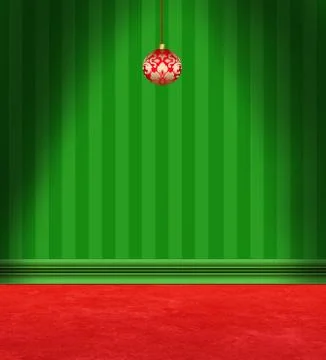 Christmas Room Stock Illustration