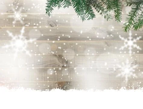 Christmas rustic background Stock Illustration