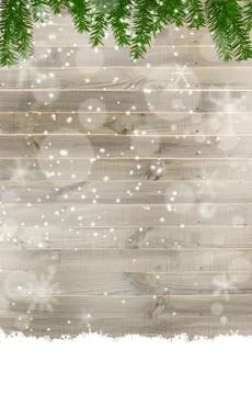 Christmas rustic background Stock Illustration