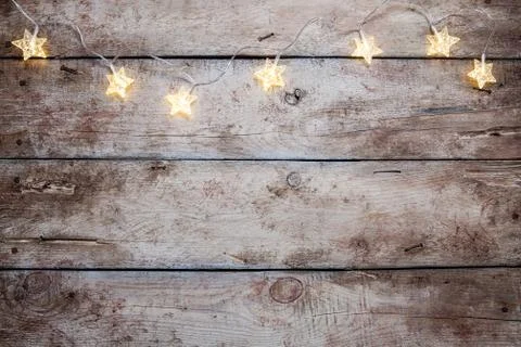 Christmas rustic background Stock Photos