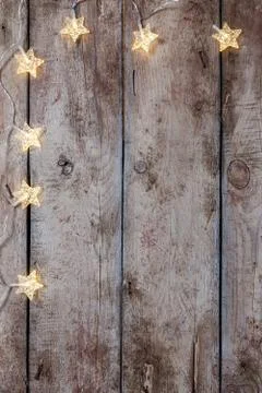 Christmas rustic background Stock Photos