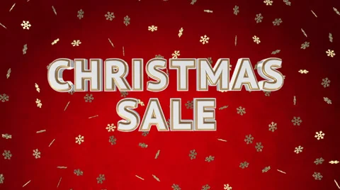 Christmas sale loop Stock Footage 33421041