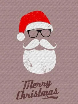 Christmas santa background Stock Illustration