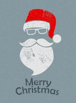 Christmas santa background Stock Illustration