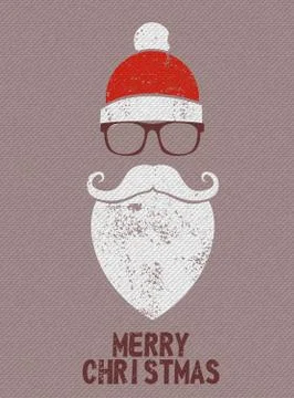 Christmas santa background Stock Illustration