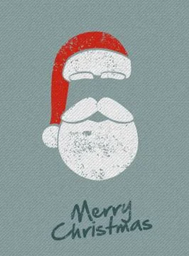 Christmas santa background Stock Illustration