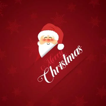 Christmas Santa background Stock Illustration