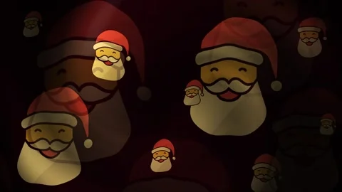 Christmas Santa Claus Backgrounds Loop Stock Footage 309497126