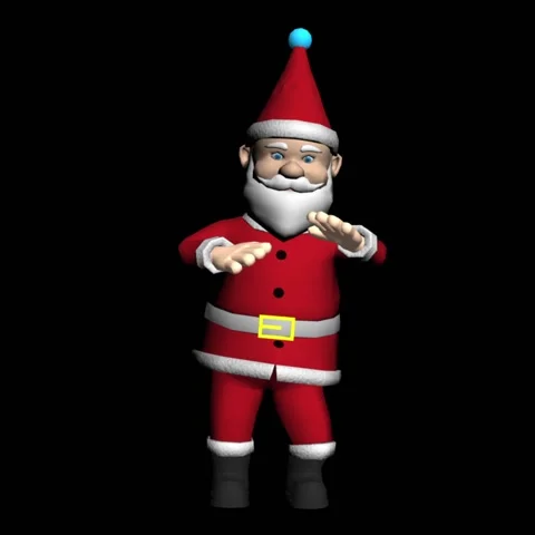 Christmas Santa Claus Dancing. Stock Footage 162599412